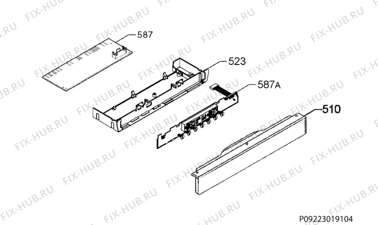 Взрыв-схема холодильника Electrolux IG1460SN - Схема узла Diffusor